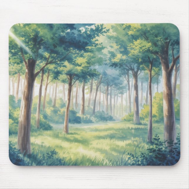 Studio Ghibli Inspired Forest Mousepad (Frente)