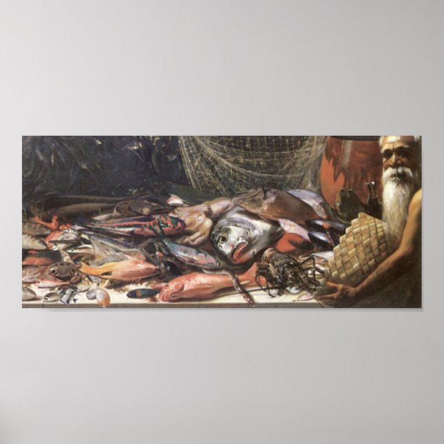 "Study of Hawaiian Fish" - Hubert Vos Poster (Frente)