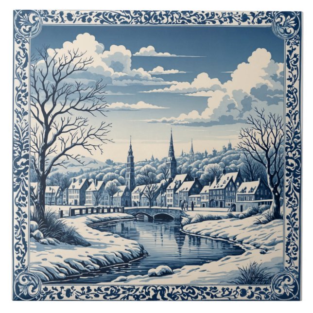 style Delft hiver/Noël 8 (Frente)
