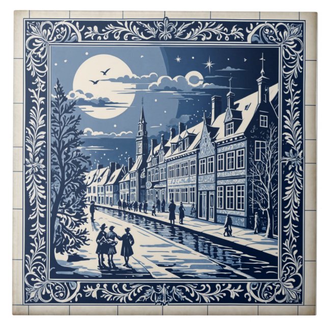 style Delft hiver/Noël 9 (Frente)