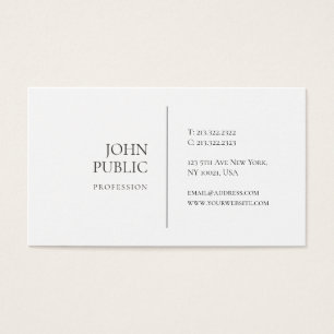 Stylish Minimalist Modern Professional Simple Chic