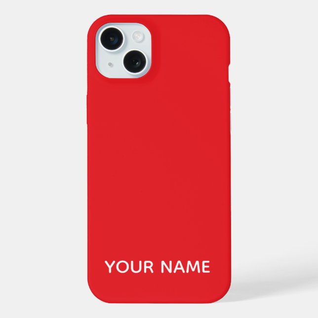 STYLISH MODERN CUSTOMIZED NAME RED COLOUR (Verso)