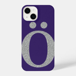 Stylish, sparkly purple phone case.