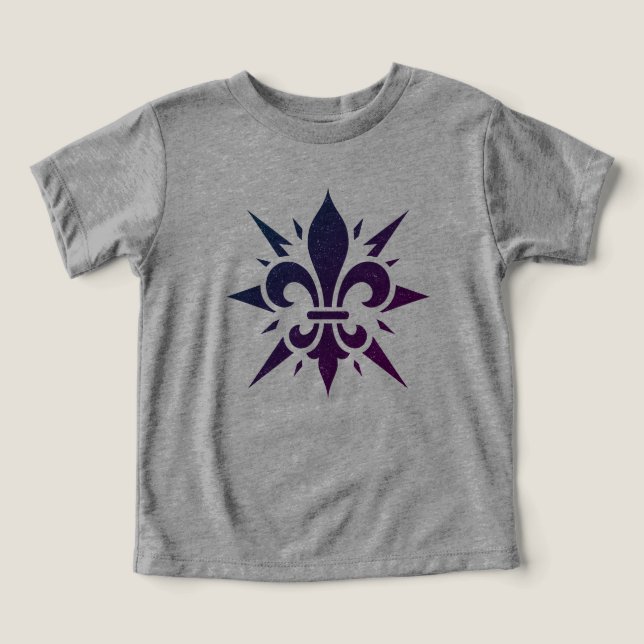 "Stylized Fleur-de-lis" T-Shirt (Design frontal)