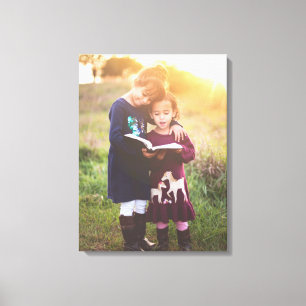 sua arte personalizada de canvas retrato de fotos
