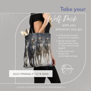 Sua Bolsa Tote Wolf Pack