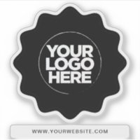 Sua borda de ligação do logotipo Limpe o adesivo