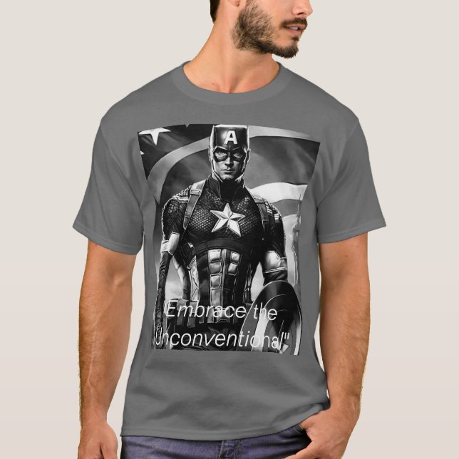 Sua Camisa Escura - Na moda, Confortável (Frente)