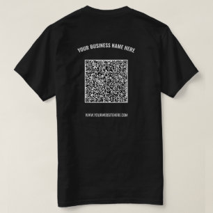 Sua Camiseta de Código QR Promocional de Design Em