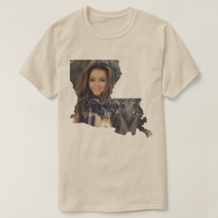 Sua camiseta em forma de FOTO da Louisiana