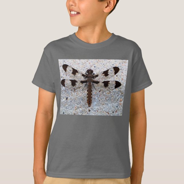 Sua camiseta Hanes Dragonfly para crianças (Frente)