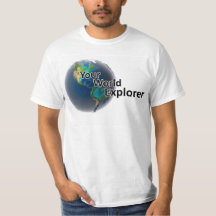 Sua Camiseta Male do World Explorer