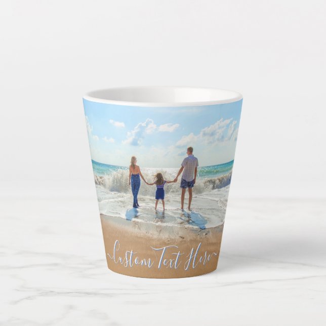 Sua caneca de fotos favorita com texto personaliza (Frente)