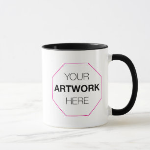 sua caneca de trabalho de arte
