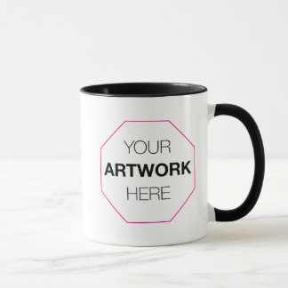 sua caneca de trabalho de arte