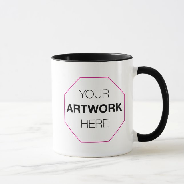 sua caneca de trabalho de arte (Direita)