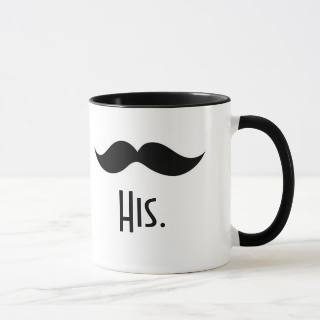 "Sua" caneca do bigode (Direita)