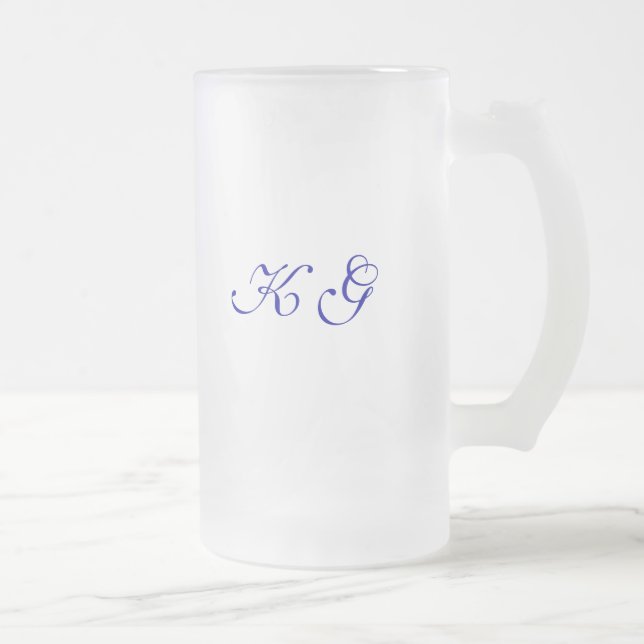 Sua caneca Monogrammed (Direita)
