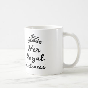 sua caneca real do café ou do chá da princesa do