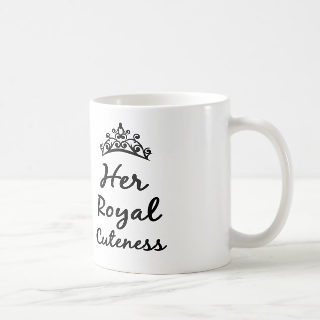 sua caneca real do café ou do chá da princesa do (Direita)