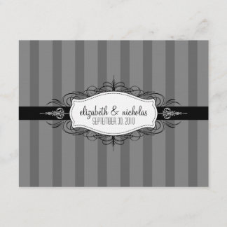 Sua cor favorita: Convite De Casamento Chic Deco
