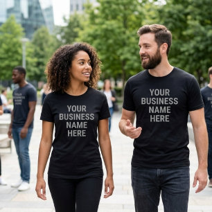 Sua Empresa Aqui Camiseta Personalizada de Inicial