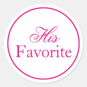 "Sua" etiqueta favorita do favor do casamento -