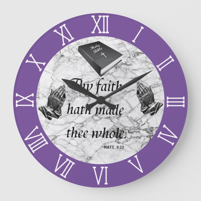 SUA FÉ GRANDE RELÓGIO (Frente)