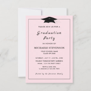 Sua Fonte e Cores Personalizadas do Convite de Gra