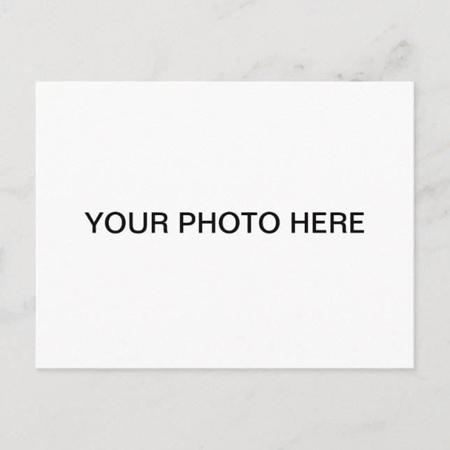 SUA FOTO AQUI cartão postal (Frente)