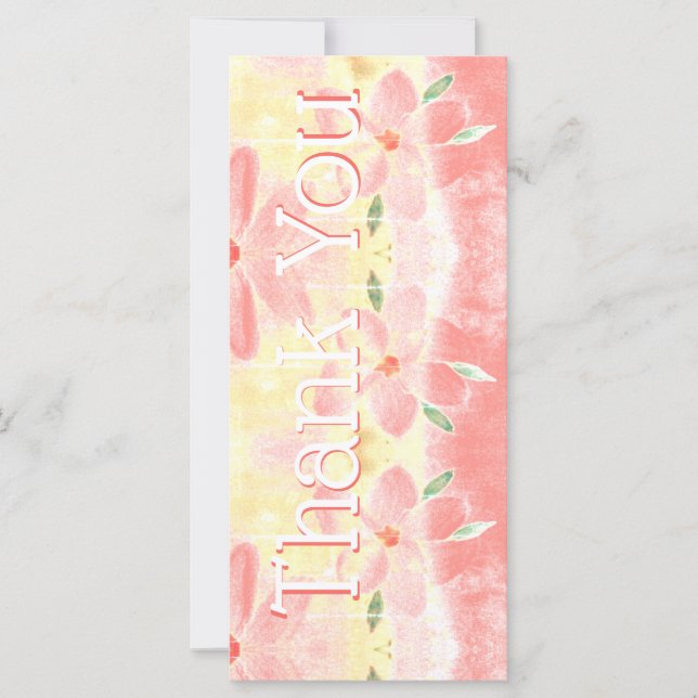 Sua Foto Com Watercolor Floral (Frente)