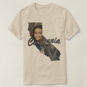 SUA FOTO Estado da Califórnia - Camiseta em Forma