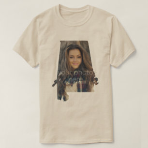 SUA FOTO Estado da Camiseta em Forma do Alabama