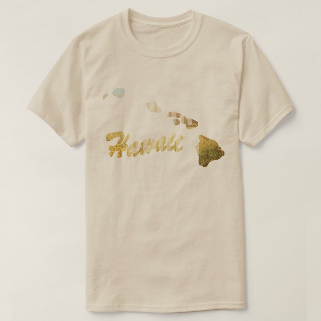 SUA FOTO Estado da camiseta Havaí (Frente do Design)