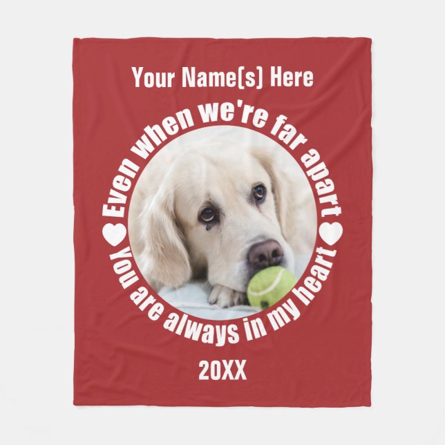 Sua FOTO Longe Distanciando o cobertor do velo (Frente)