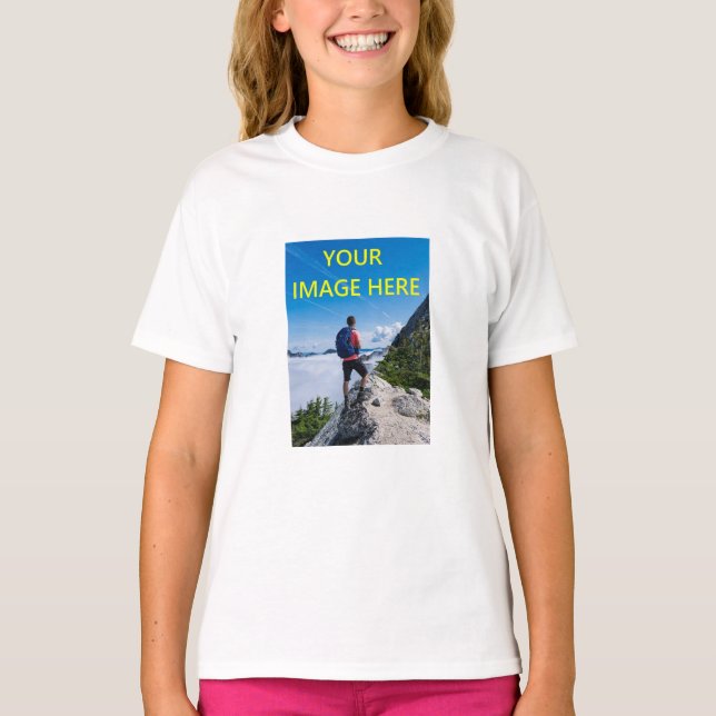 Sua Foto Personalizada, Camiseta Com Sua Imagem Aq (Frente)