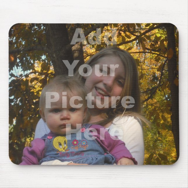 Sua foto personalizada Mousepad (Frente)
