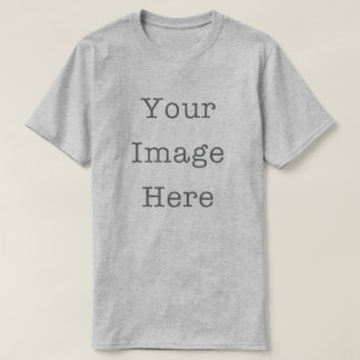 Sua Imagem Aqui Camiseta Personalizada Cinza