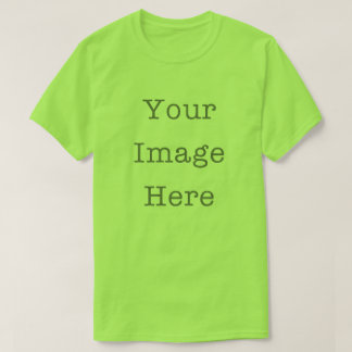 Sua Imagem Aqui Camiseta Verde-Limão Personalizáve
