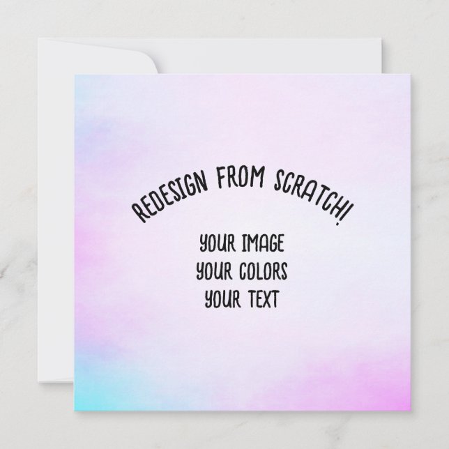 Sua Imagem Aqui - Crie Seu Próprio Convite (Frente)