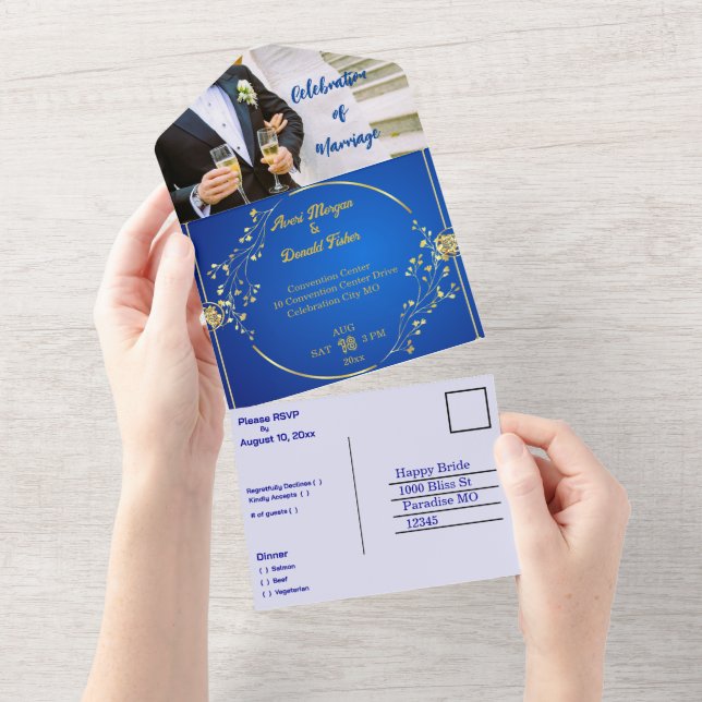 (Sua Imagem) Evento de Casamento Facilmente Person (Aba destacável)