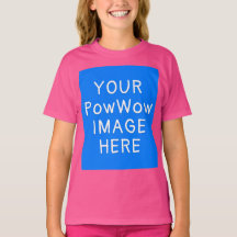 Sua Imagem PowWow Aqui Camisa Personalizada Nativa