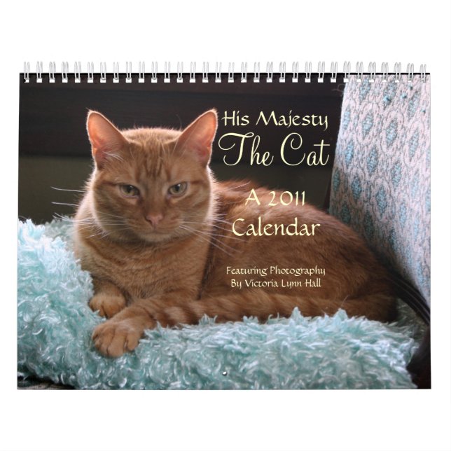 Sua majestade o calendário do gato 2011 (Capa)