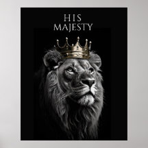 Sua Majestade – Poster da Coroa do Leão Real