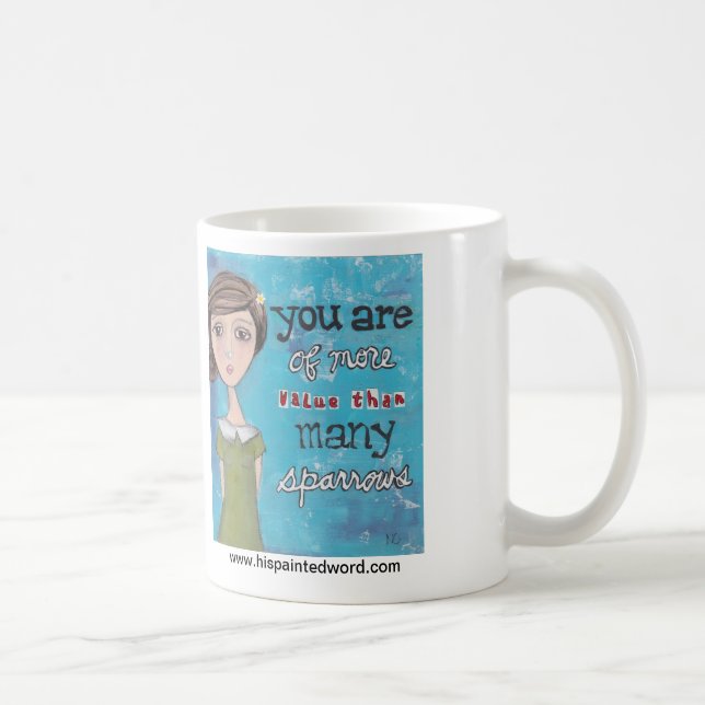 Sua palavra pintada - caneca do Pardal-Café (Direita)