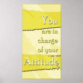 Sua Poster de Motivação de Atitude