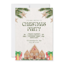 "Sua Presença Honrou: Encantando o Convite de Nata