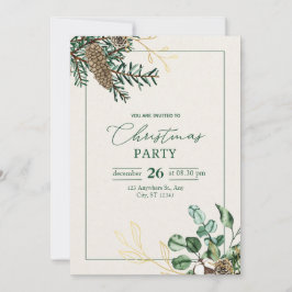 "Sua Presença Honrou: Encantando o Convite de Nata