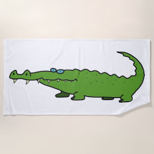 Sua própria toalha de praia com logotipo de crock