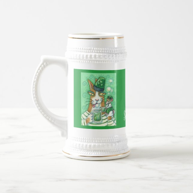 Sua RUA De Rato De Gato Fitz. Caneca de cerveja DE (Esquerda)
